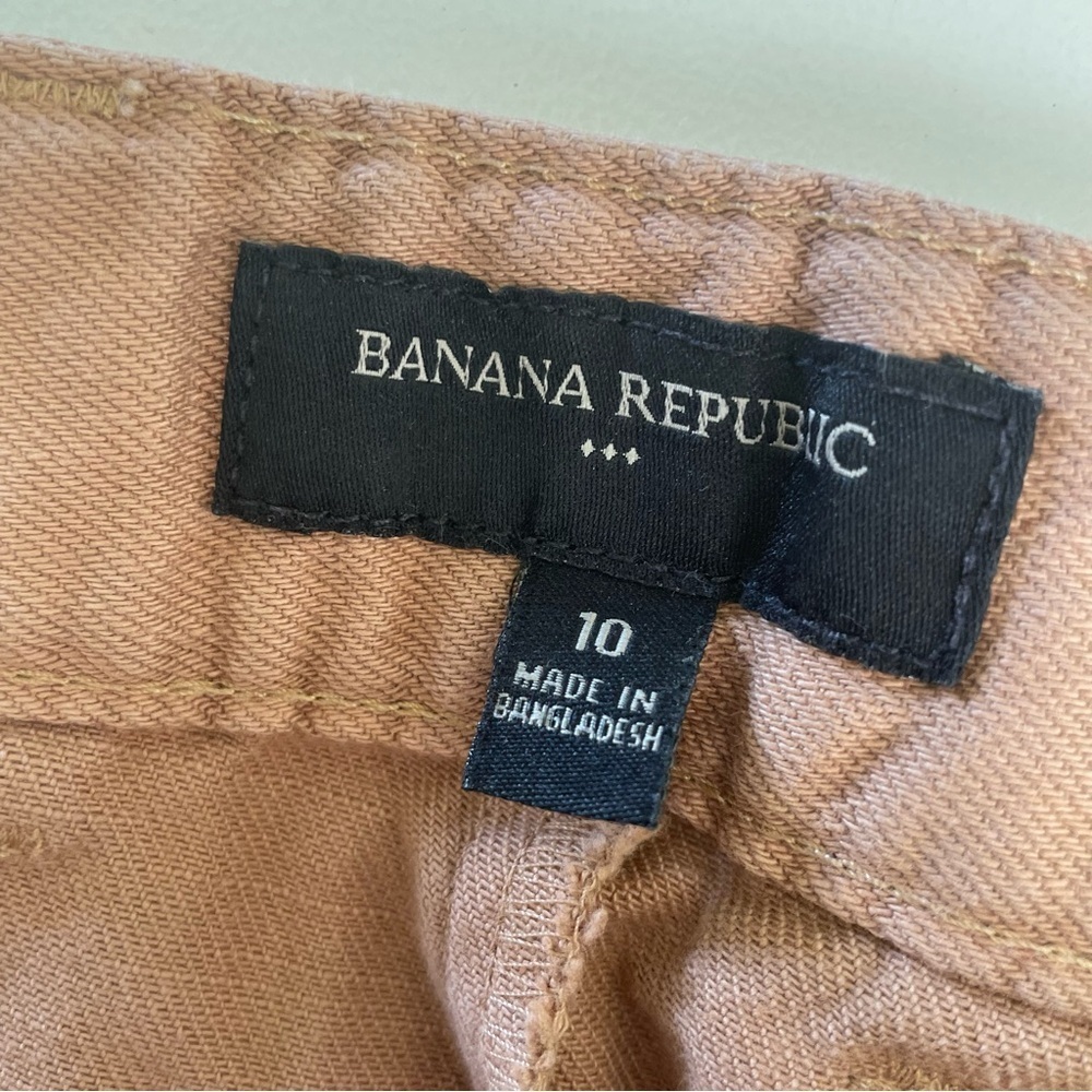 Banana Republic Tan cargo ankle length pants 10 - Picture 4 of 8